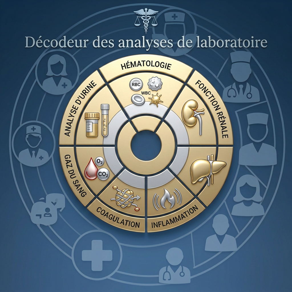 Décodeur JurisMedX des analyses de laboratoire